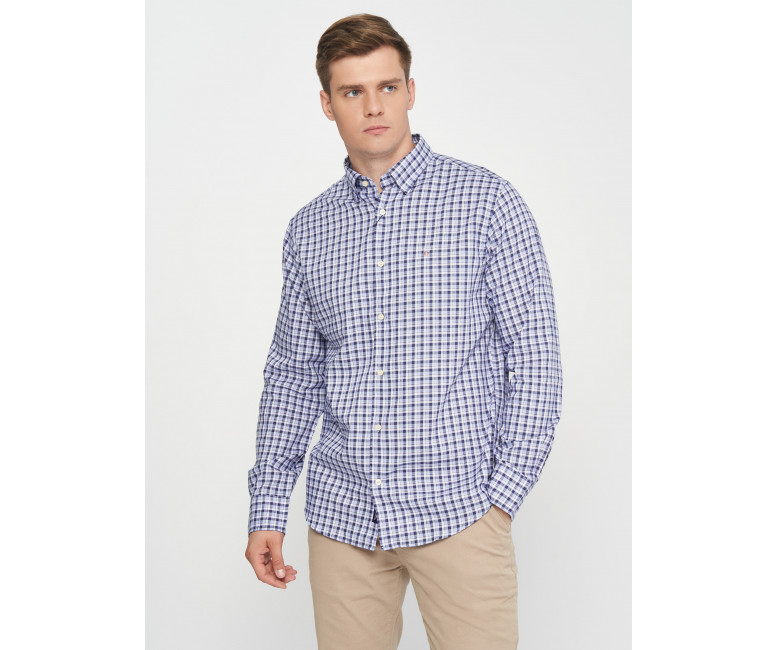Сорочка GANT Oxford Check Reg 3013330 Winter Sky