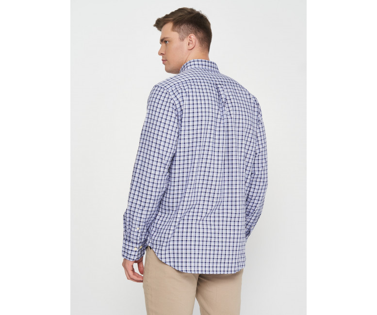 Сорочка GANT Oxford Check Reg 3013330 Winter Sky