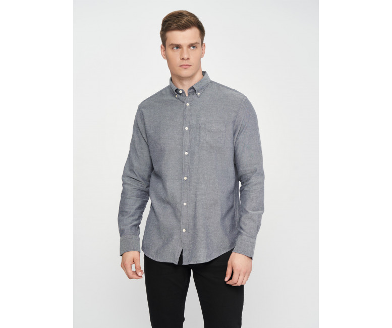 Сорочка GANT Windblown Flannel 3021330 Marine