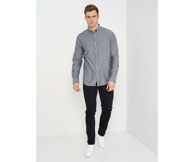Сорочка GANT Windblown Flannel 3021330 Marine