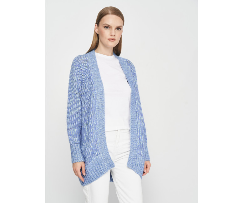 Шерстяний Кардиган GANT Boyfriend 4804100 Mid Blue