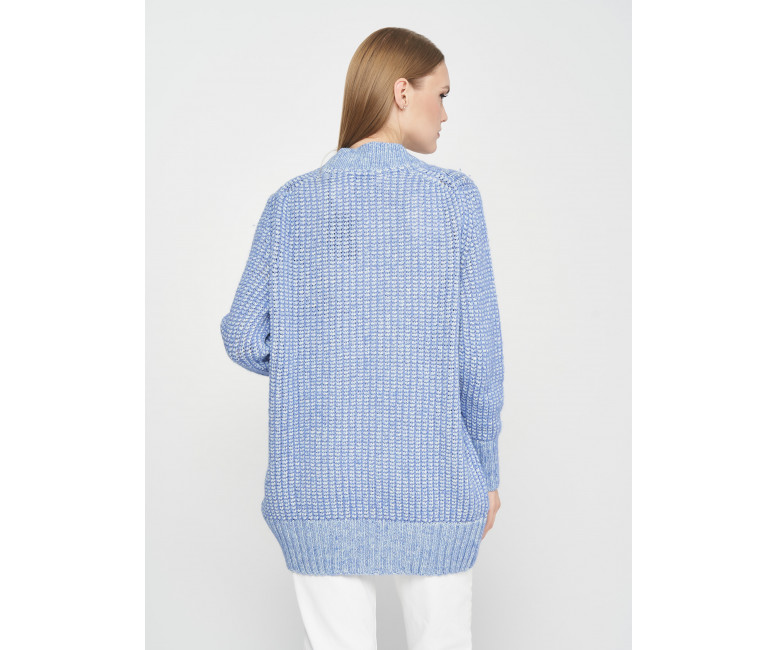 Шерстяний Кардиган GANT Boyfriend 4804100 Mid Blue