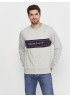 GANT Archive Stripe C-Neck 2006000 Light Grey Melange