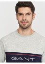 Світшот GANT Archive Stripe C-Neck 2006000 Light Grey Melange
