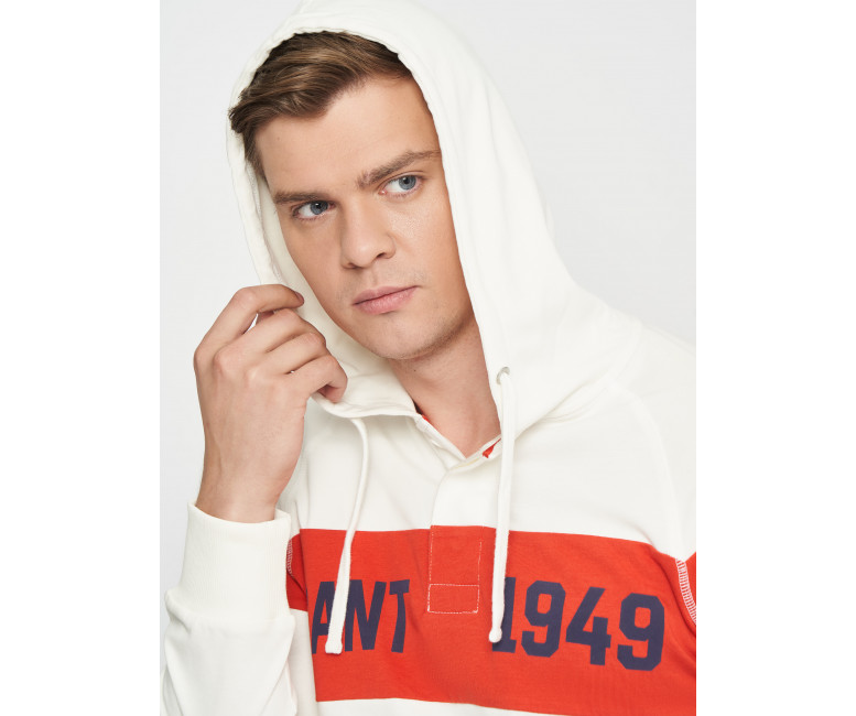 Худі GANT Chest Stripe 2047051 Eggshell