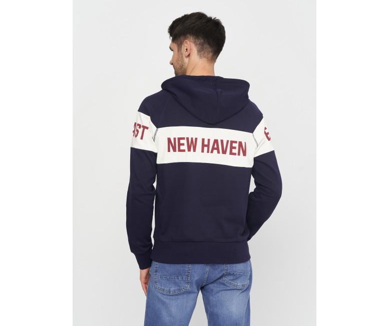 Худі GANT Chest Stripe 2047051 Evening Blue
