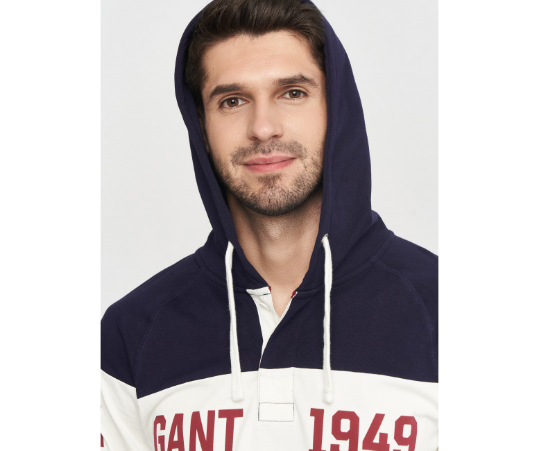 Худі GANT Chest Stripe 2047051 Evening Blue