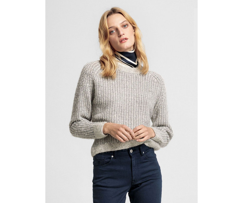 Шерстяний Джемпер GANT Cosy Crew 4804099 Light Grey Melange