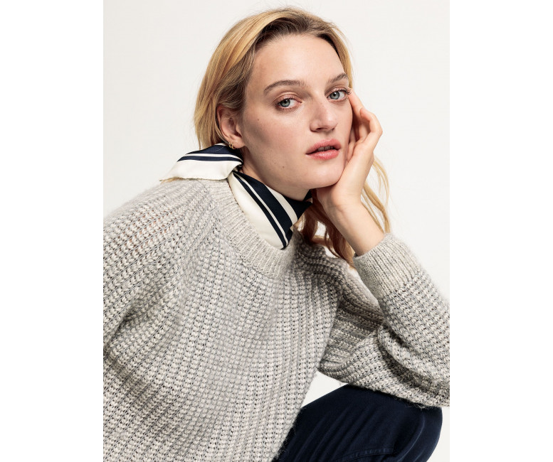 Шерстяний Джемпер GANT Cosy Crew 4804099 Light Grey Melange