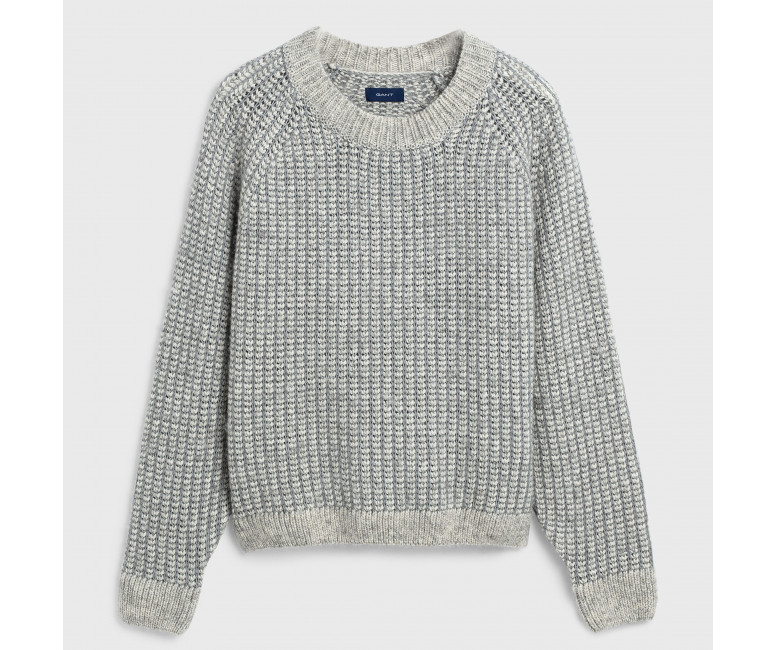Шерстяний Джемпер GANT Cosy Crew 4804099 Light Grey Melange