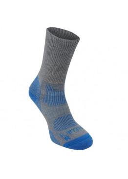 Karrimor Merino Fibre Lightweight Walking Socks Ladies Grey/Blue