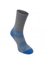 Karrimor Merino Fibre Lightweight Walking Socks Ladies Grey/Blue