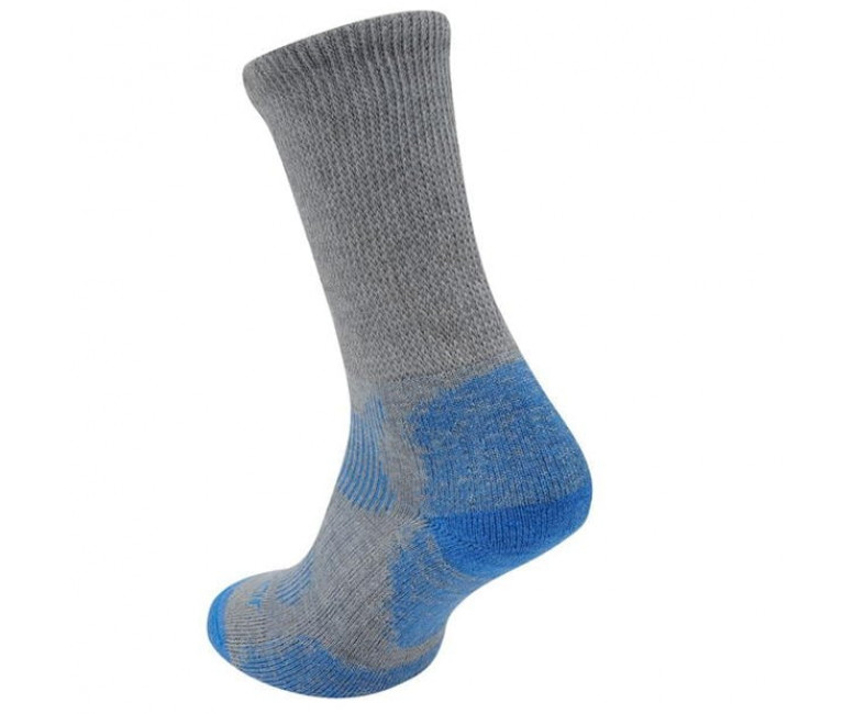 Karrimor Merino Fibre Lightweight Walking Socks Ladies Grey/Blue