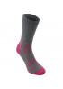 Karrimor Merino Fibre Lightweight Walking Socks Ladies Grey/Fuchsia