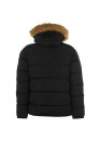 Soul Cal 2 Zip Bubble Jacket Mens Black