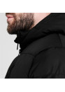 Soul Cal 2 Zip Bubble Jacket Mens Black