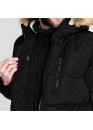 Soul Cal 2 Zip Bubble Jacket Mens Black