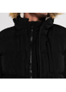 Soul Cal 2 Zip Bubble Jacket Mens Black