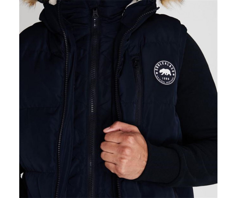 Чоловічий жилет SoulCal 2 Zip Gilet Mens