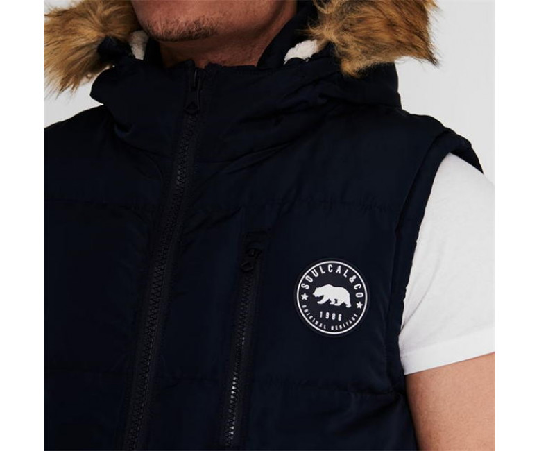 Чоловічий жилет SoulCal 2 Zip Gilet Mens