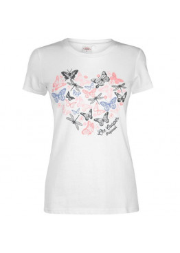 Lee Cooper Classic T Shirt Ladies White