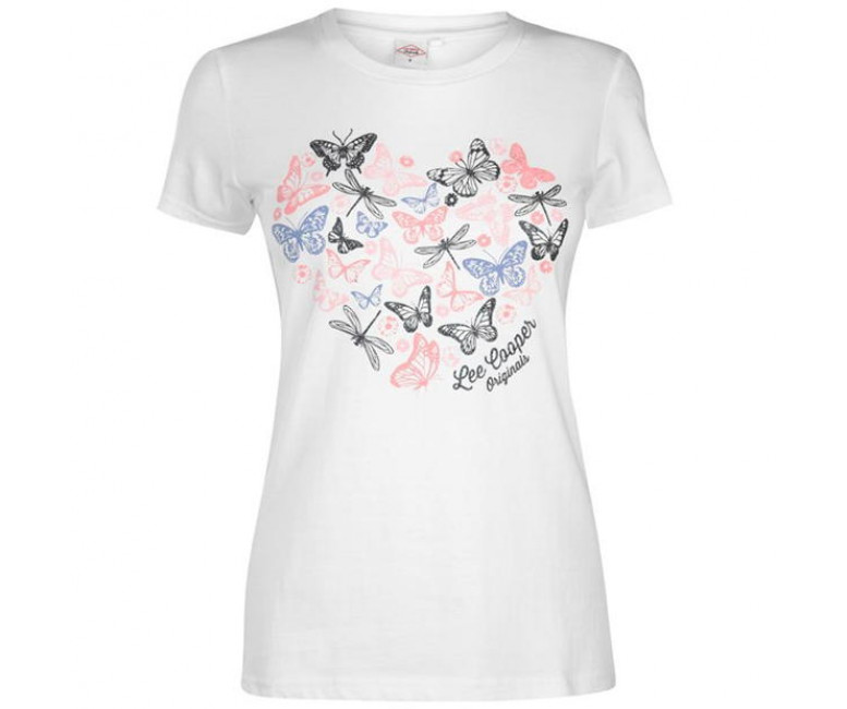Lee Cooper Classic T Shirt Ladies White