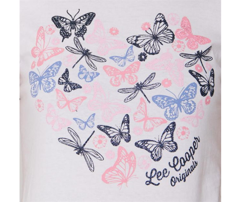 Lee Cooper Classic T Shirt Ladies White