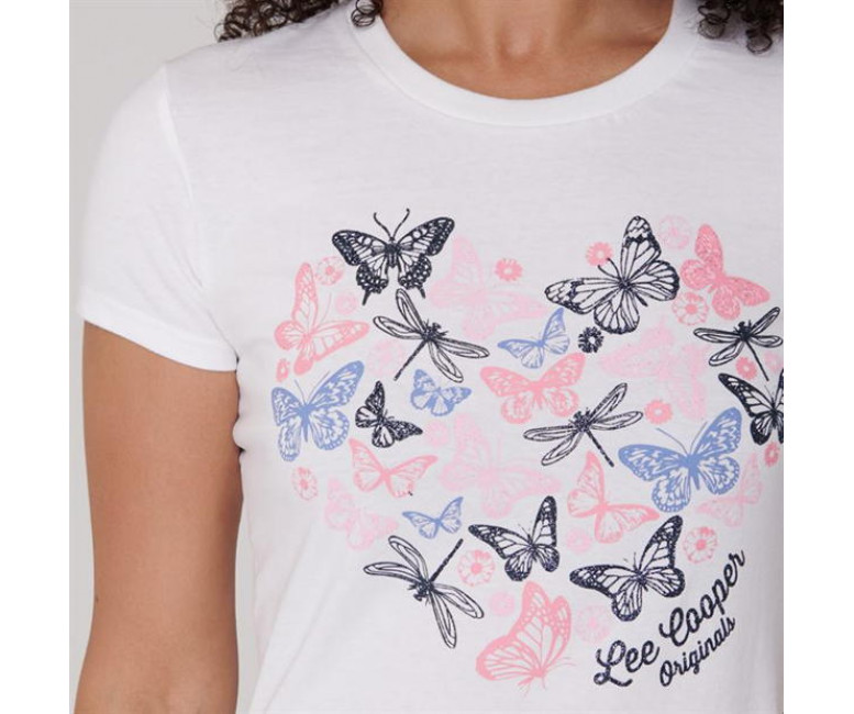 Lee Cooper Classic T Shirt Ladies White