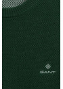 Світшот GANT Dark Green Cotton Pique Crew 80021